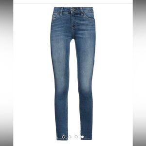 DIESEL Slandy Medium Blue Super Slim Skinny Regular Waist Jeans W27, L32 084NM